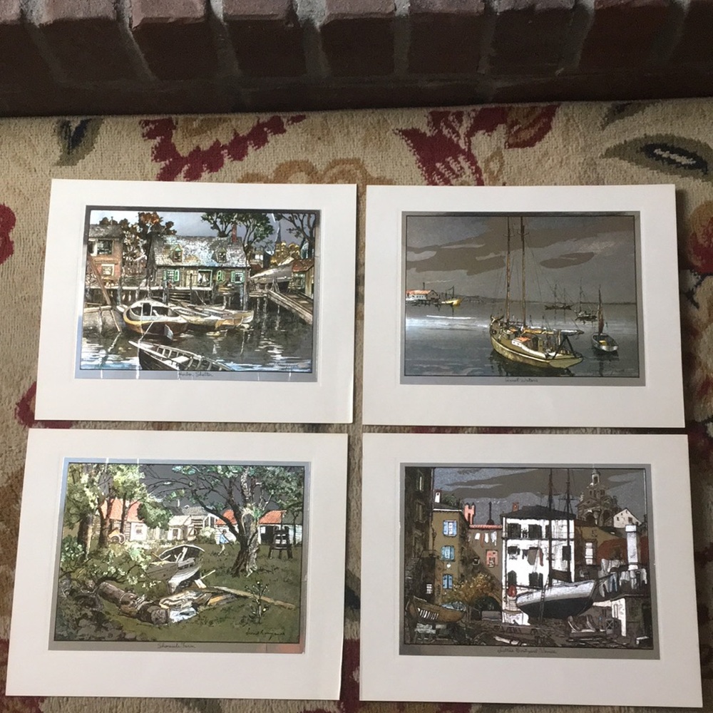 Vintage Lionel Barrymore Masterpiece Color-Etch Prints